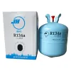 Blue gas cylinders with white cartons are specially designed for industrial gas packaging and transportation Item Picture